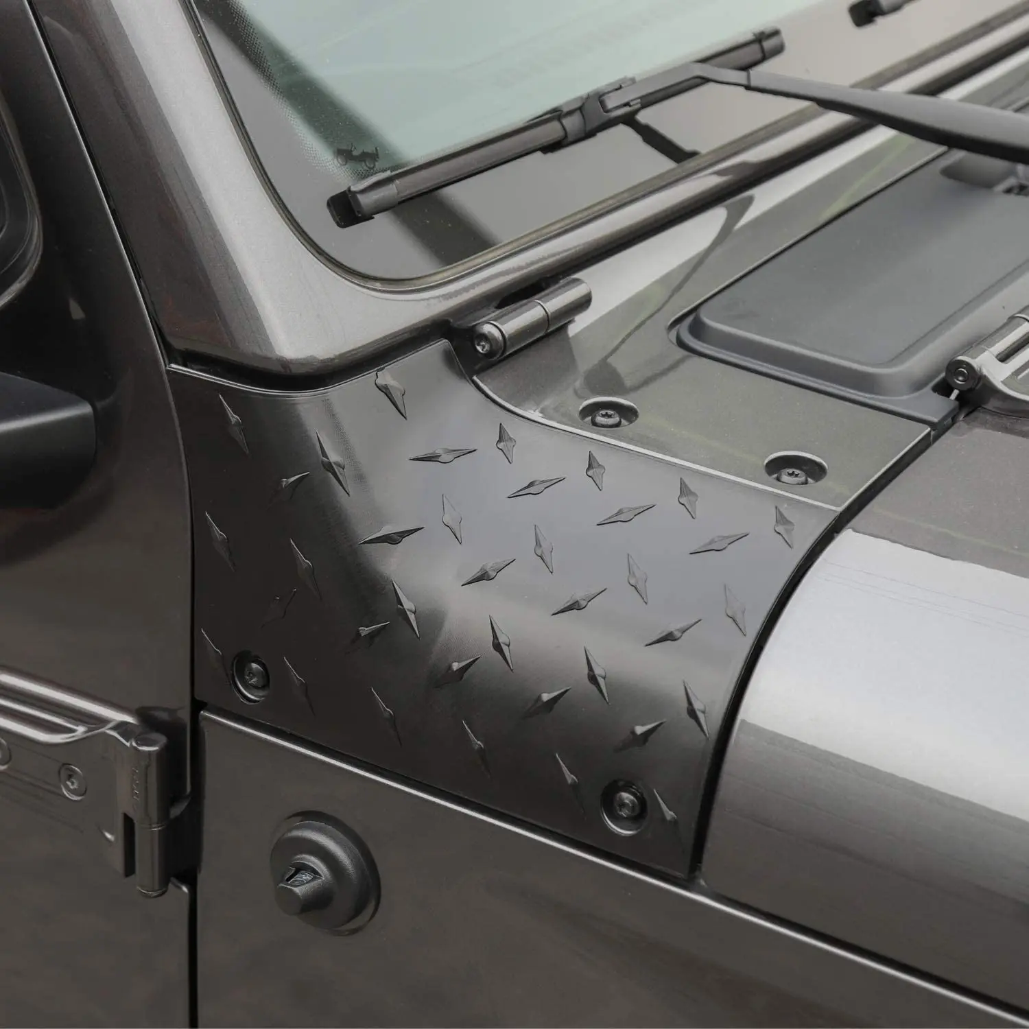 ABS Cowl Body Armor Outer Pillar Corner Guard Protective Cover Sticker for Jeep Wrangler JL JLU Gladiator JT 2018-2022 2/4 Door