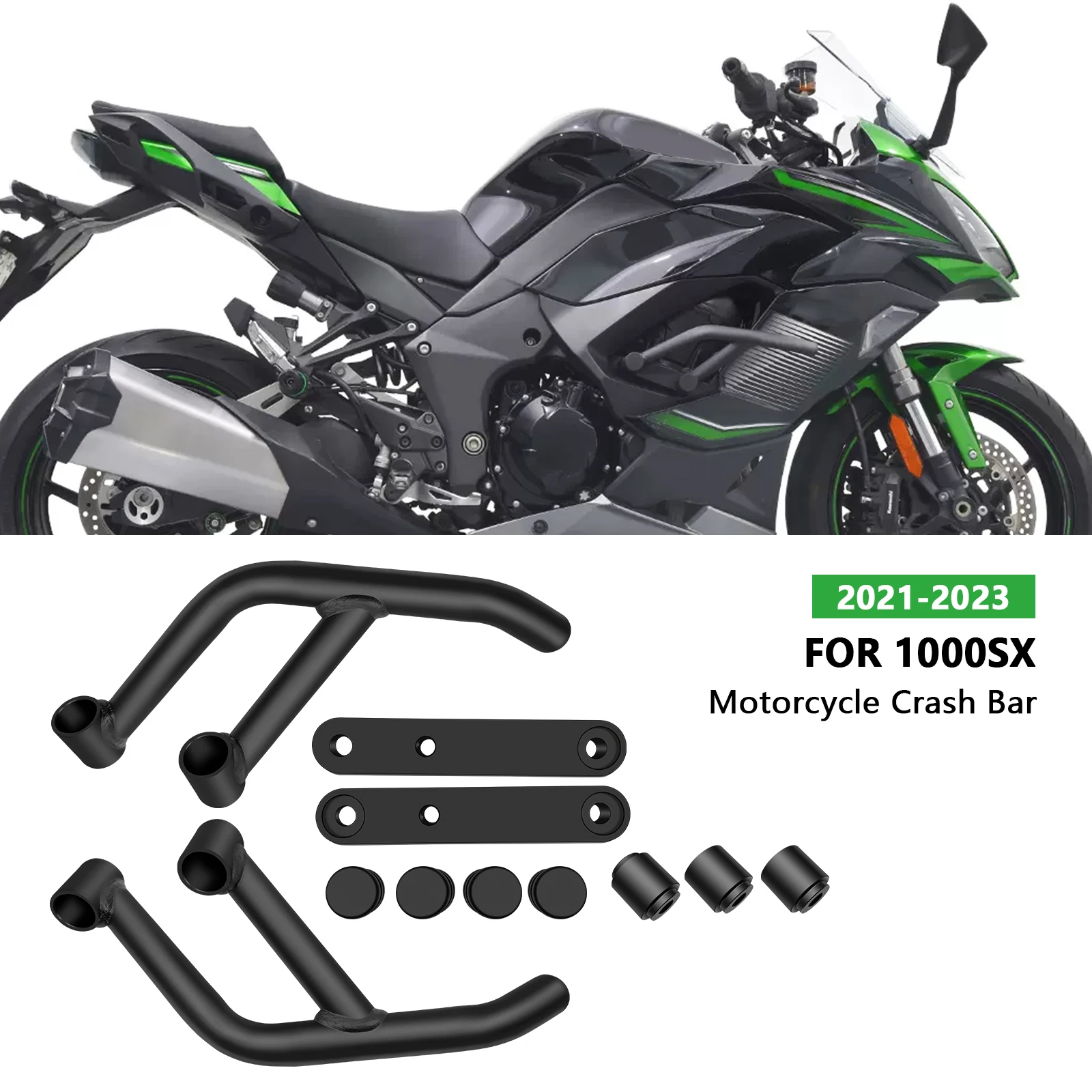 For ninja 1000sx 2021-2023 Motorcycle Accessories ninja1000sx Engine Shield Anti -Collision Rod Engine Bumper Protecting Framewo