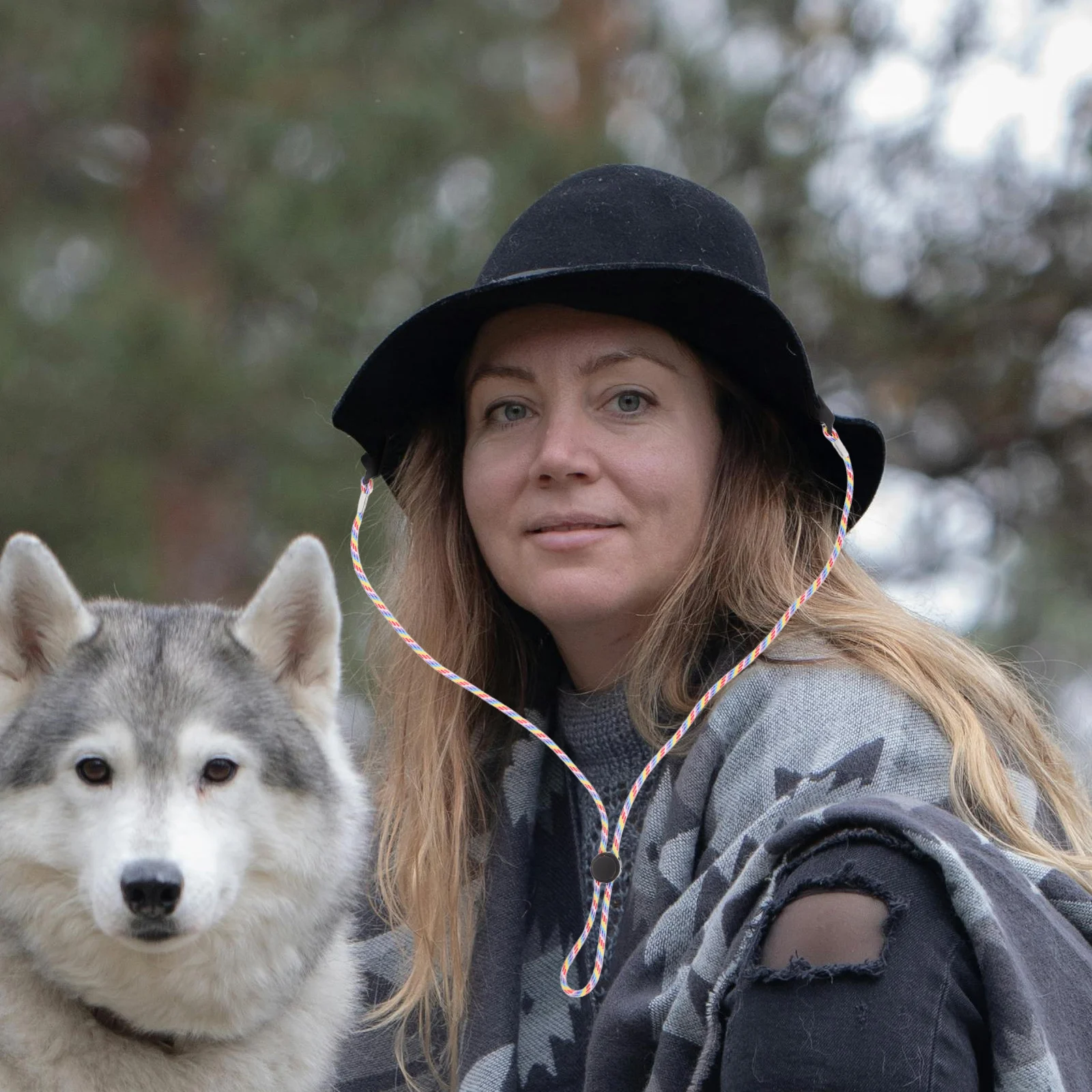 

10pcs Hat Rope Elastic Chin Clips Adjustable Bucket Band Windproof Retainers Strap Cord Travel Lanyard Keeper Brim Glove