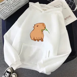 Cartoon Funny Capybara Kawaii Print Women Hoodies Hip Hop Clothes Hooded Sweatshirts Streetwear Men Hoodie Female Hoody Unisex