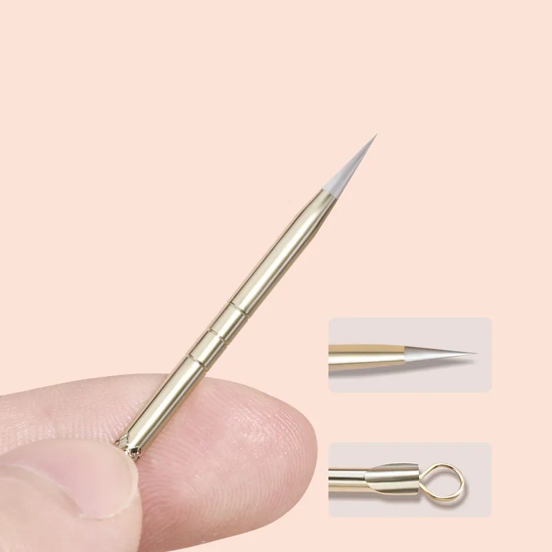 10 sztuk Nowy Produkt Ultra-Drobny Dwustronny Igła do Trądziku Specyficzne Usuwanie Pryszczy i Wągrów Narzędzie do Czyszczenia Pór i Pielęgnacji Skóry