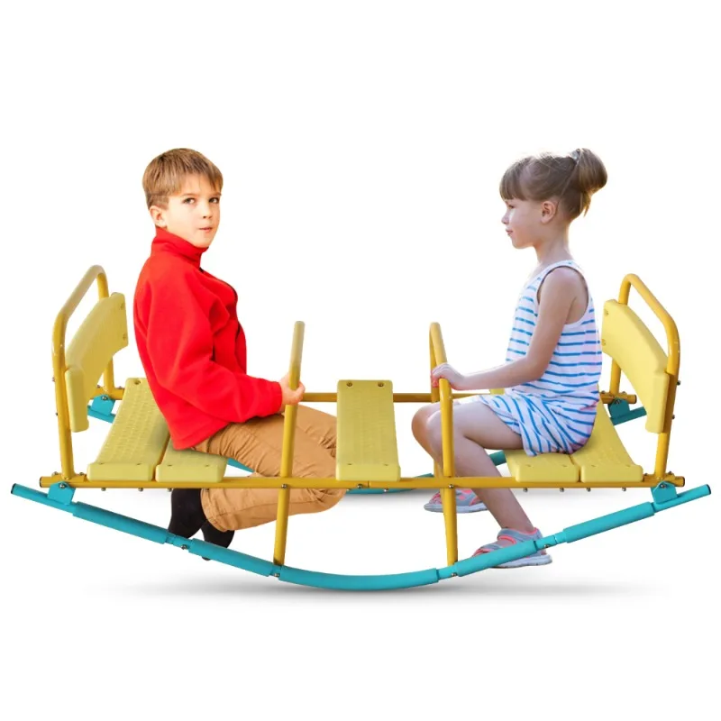 Altalena all'aperto per bambini dell'asilo, attrezzatura per giochi all'aperto per la scuola materna e nel cortile dei bambini pesanti