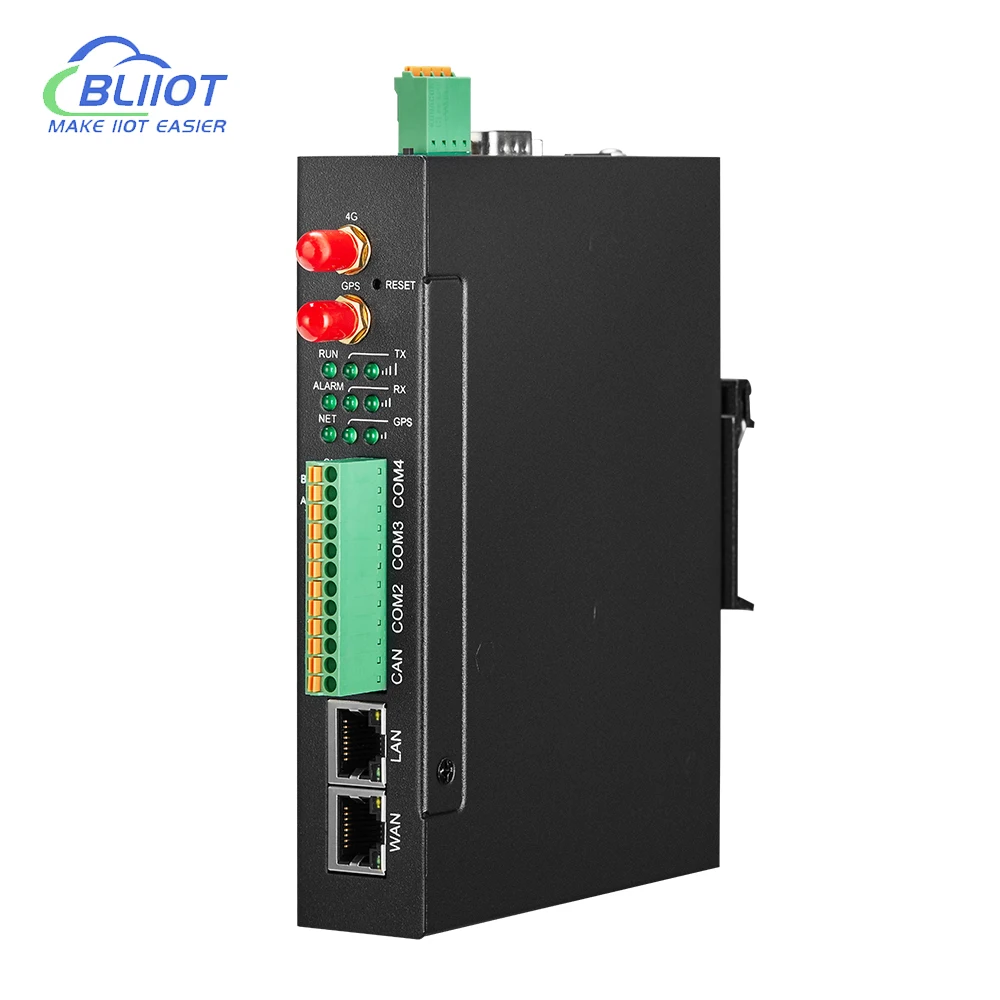 BLiiot Industrial IOT Wireless Protocol conversion RS485 232 RJ45 PLC modbus to MQTT Remote Download Upgrade BL110