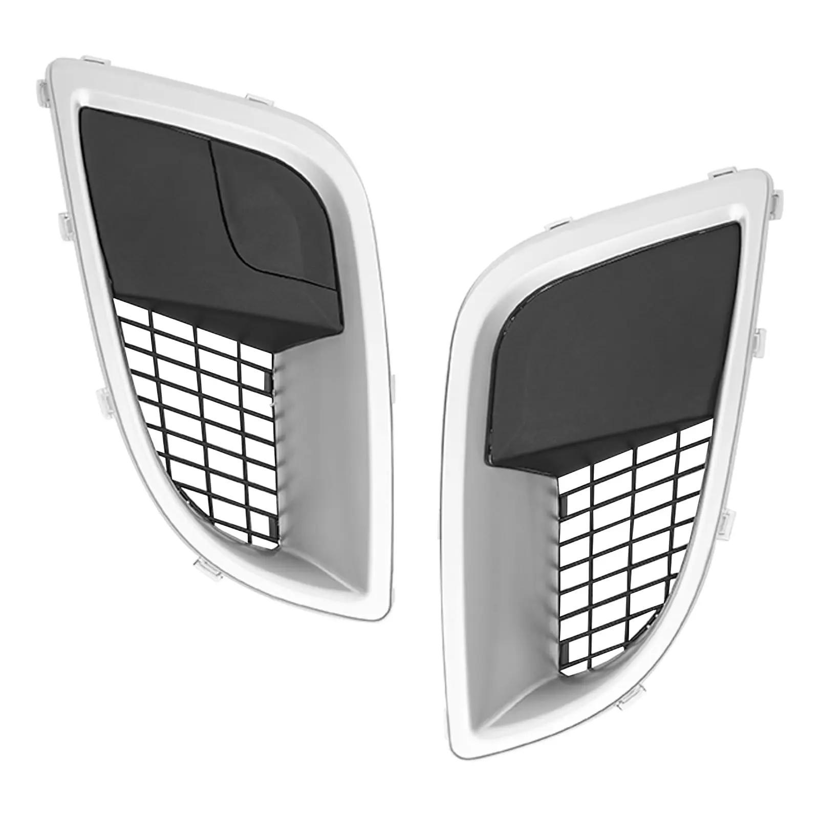 إطار غطاء شبكة مصابيح الضباب الأمامية اليسرى + اليمن متوافق مع زوج Buick Regal Gs 2012-2017، زخرفة إطار ضوء الضباب 22821247 (L) 22 #3