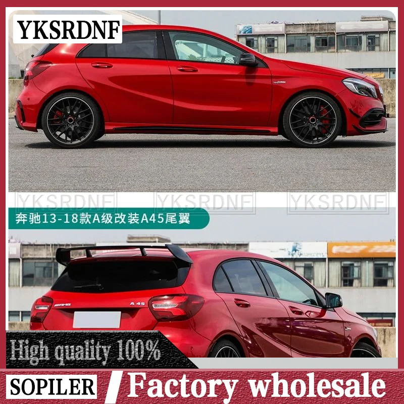 For 2013-2022 Mercedes Benz AClass W176 W177 A180 A200 A220 A250 A260 AMG A45 Body Kit Rear Roof Trunk Spoiler Wings Accessories