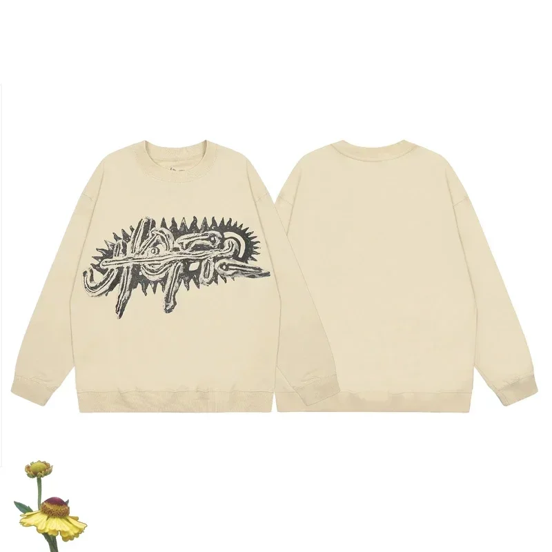 CACTUS JACK Hoodie High Quality Print Round Neck Sweatshirts Men Women Simple Fallow Cactus Jack Pullover