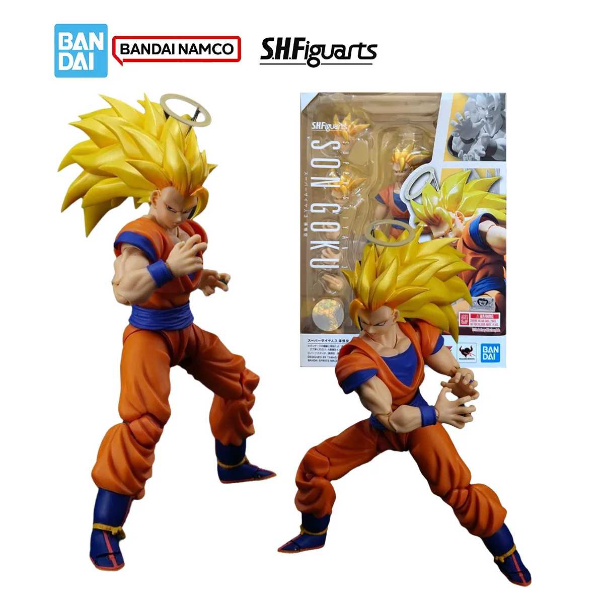 

Bandai S.H.Figuarts Dragon Ball Model Kit Anime Figure SHF Super Saiyan 3 Son Goku Action Figure Joints Movable Model Toys Gifts