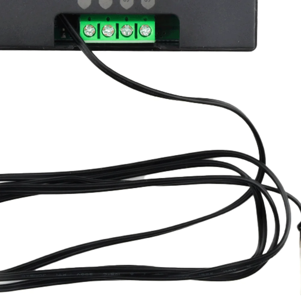 

Высокоточный светодиодный термостат W3230 12В 24В 110-220В с красно-синим дисплеем, датчиком температуры и переключателем управления