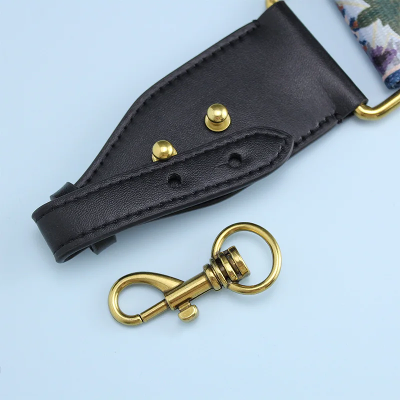 TINBERON Canvas Shoulder Strap Vintage Rivet Luxury Brand Wide Bag Strap Bag Part Accessories Apply To Saddle Bag Shoulder Strap