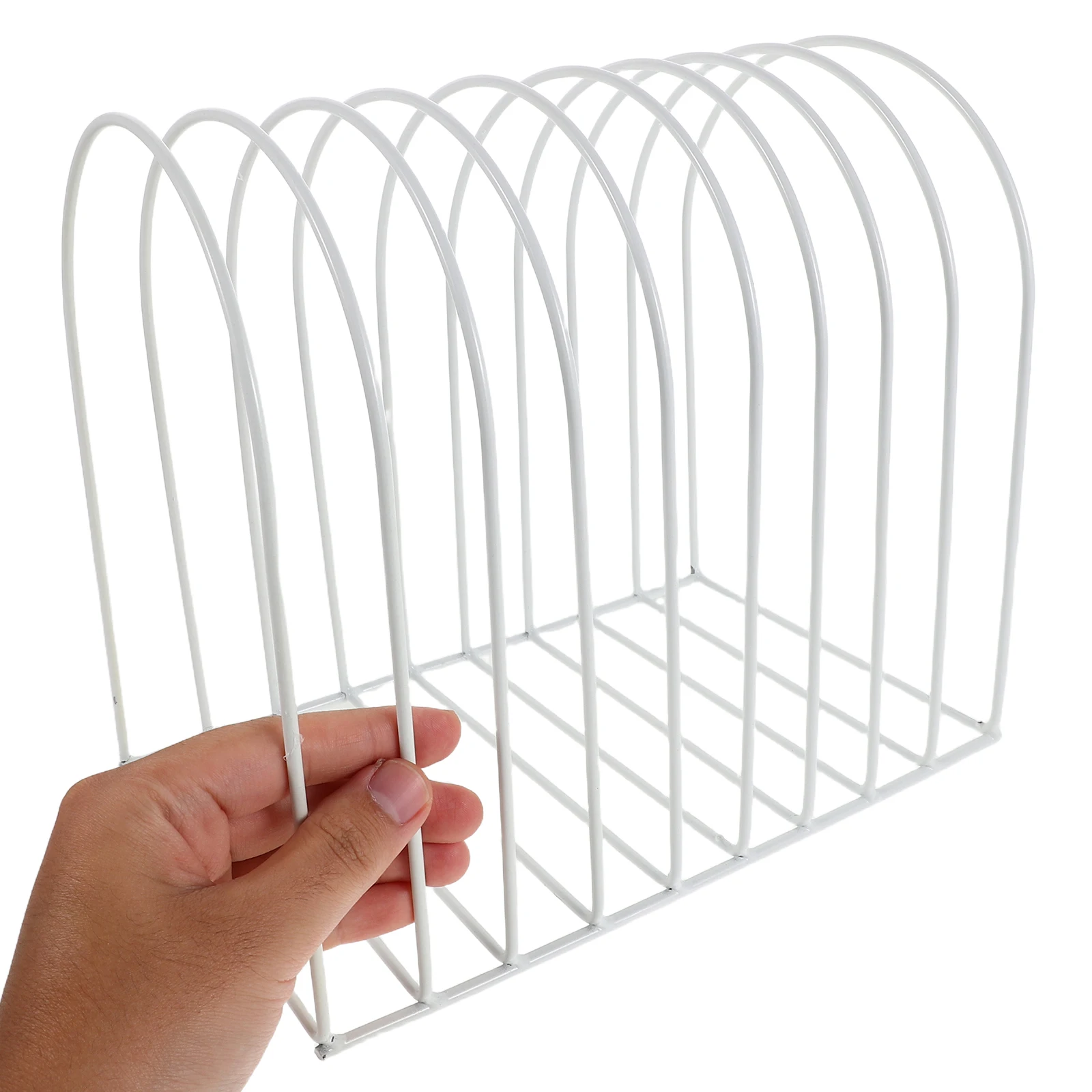 

Vertical File Sorter Storage Metal Desktop Bookshelf Organizer With Upright Sections Office Wire Book Rack Binder Organizer