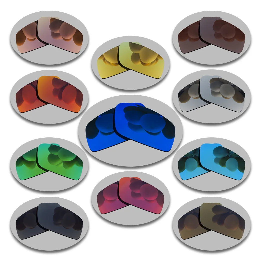 Silver&Green Lenses Replacement For-Twitch Polarized Sunglasses