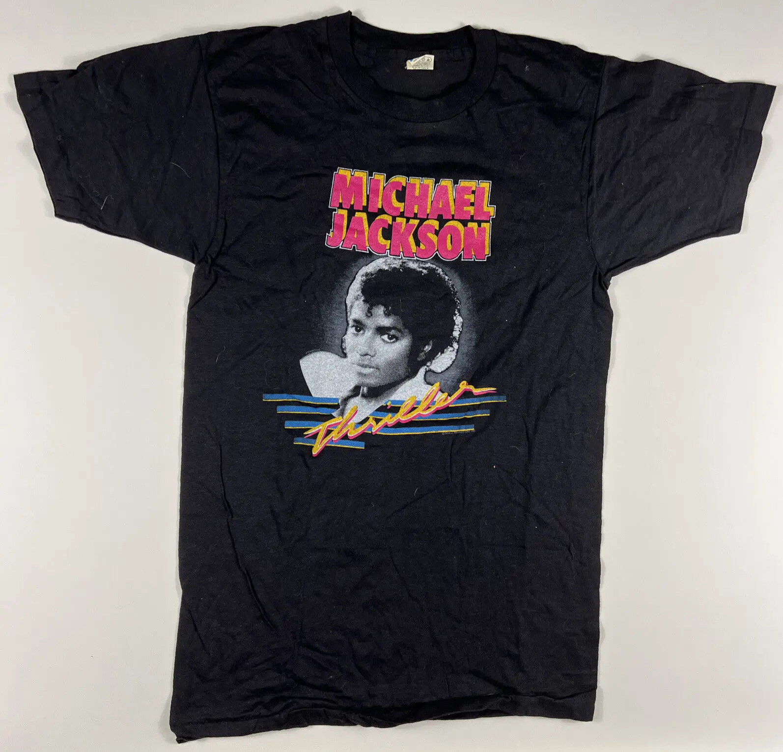 Vintage 1983 Michael Jackson T Shirt M Thriller