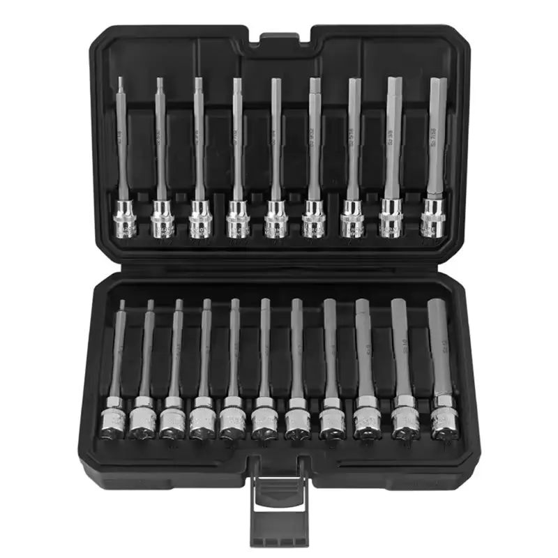 [NEWA76K!】 Manual Screwdriver Bit Socket Set-20-Piece 3/8
