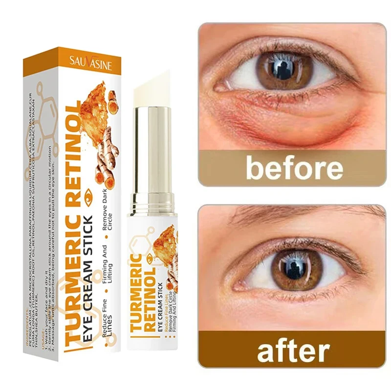 Retinol Anti-Wrinkle Eye Cream Remove Eye Bags Dark Circles Lifting Firming Fade Fine Lines Anti-Puffiness Repair Eye Care Stick