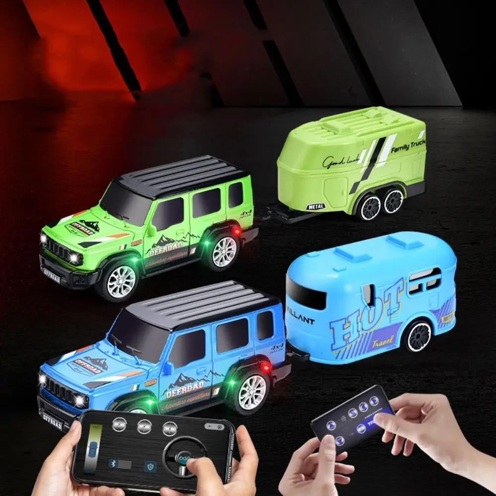 Dual Mode Mini Racing Car App Control Lighting Function Electric Off-road Vehicle Fun Design Adjustable Speed