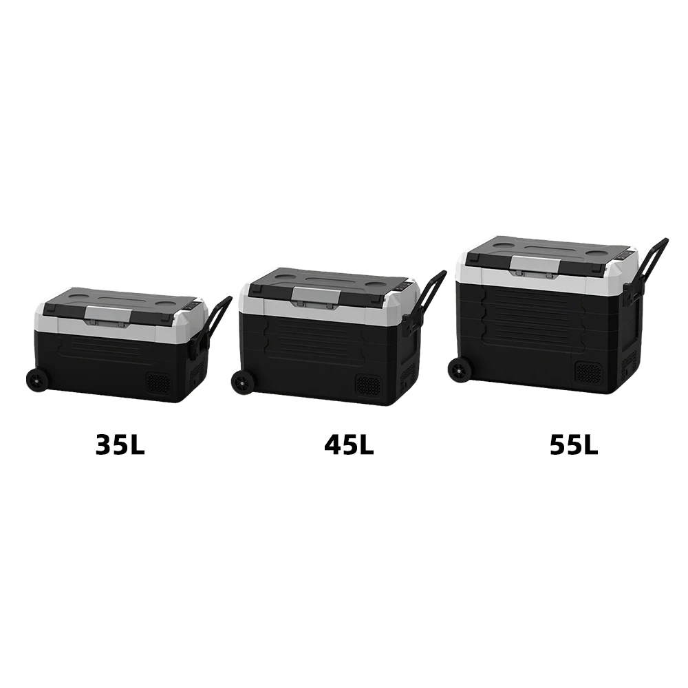 35L/45L/55L Auto Koelkast Mini Koelkast Vriezer Draagbare Compressor Koeler 12/24V DC 110-240V Ijsbox voor Camping Garages Thuis - afbeelding 2