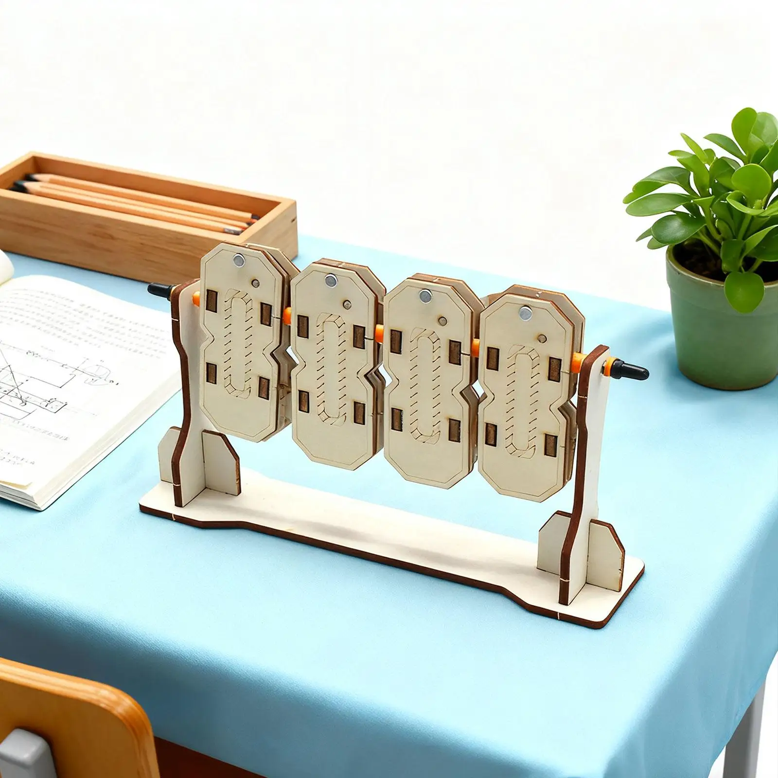 التجارب العلمية مجموعات DIY ثنائية ألعاب البناء الميكانيكية الخشبية التكنولوجيا إنتاج صغير للفتيات الفتيان المراهقين الأطفال