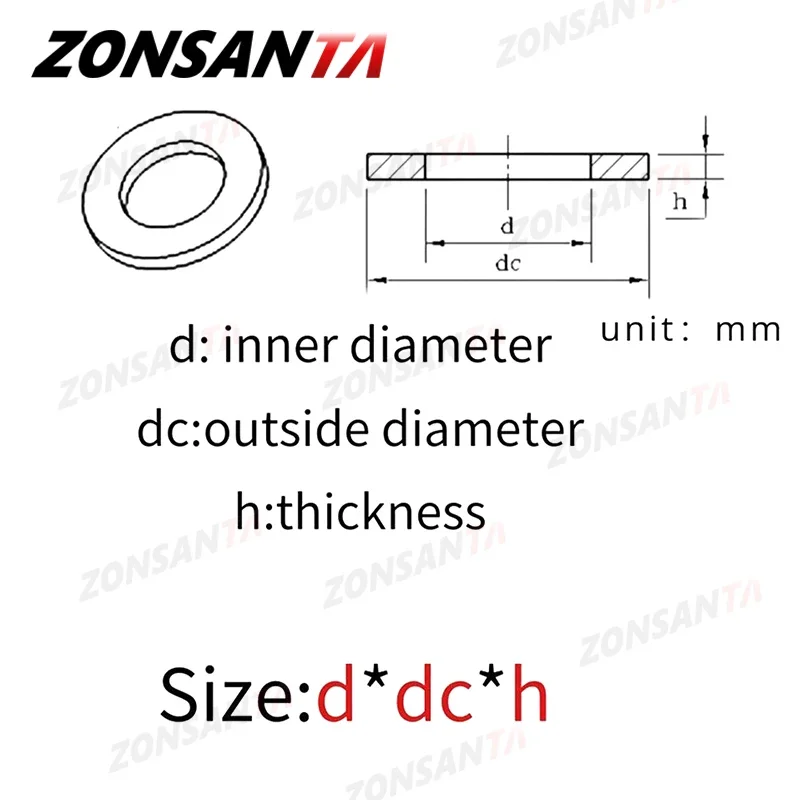 ZONSANTA M2 M2.5 M3 M4 M5 M6 M8 M10 M12 M14 M16 Nero Bianco Plastica Nylon Rondella Piatta Aereo Distanziatore Guarnizione Isolante Anello