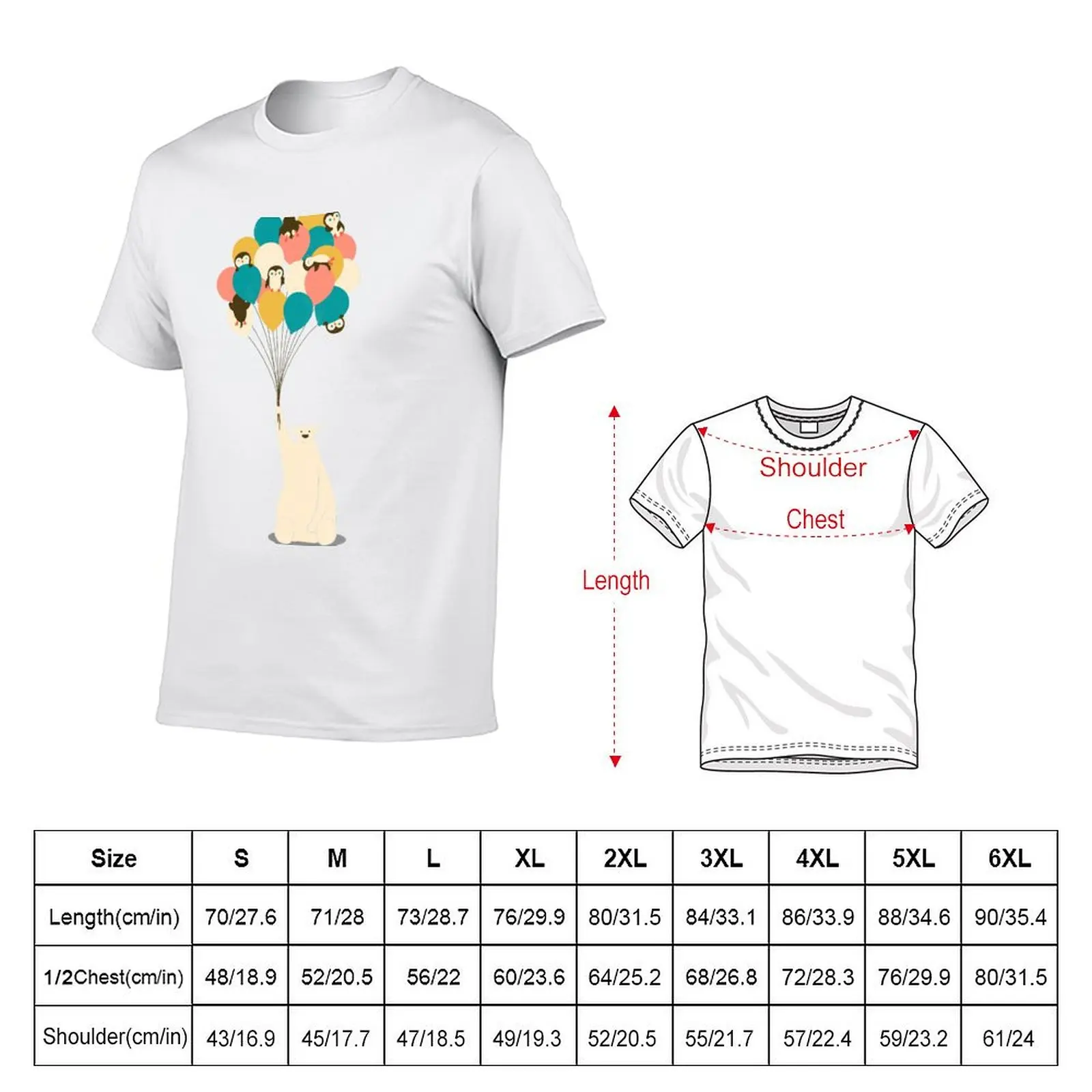 Penguin Bouquet T-shirt kawaii clothes blanks mens workout shirts