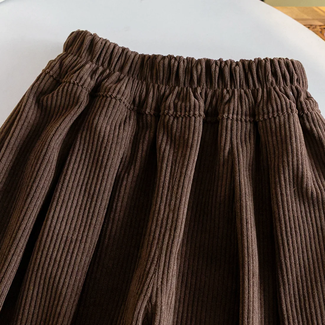 Girls Corduroy Baggies Autumn Women's Treasure Brown Leggings Loose Versatile Casual Long Pants
