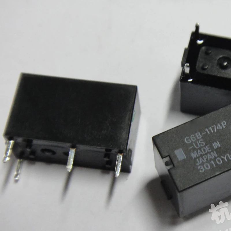 New 5Pcs/lot relay G6B-1174P-US-DC3V G6B-1174P-US-3VDC G6B-1174P-US 3VDC  8A  4Pin