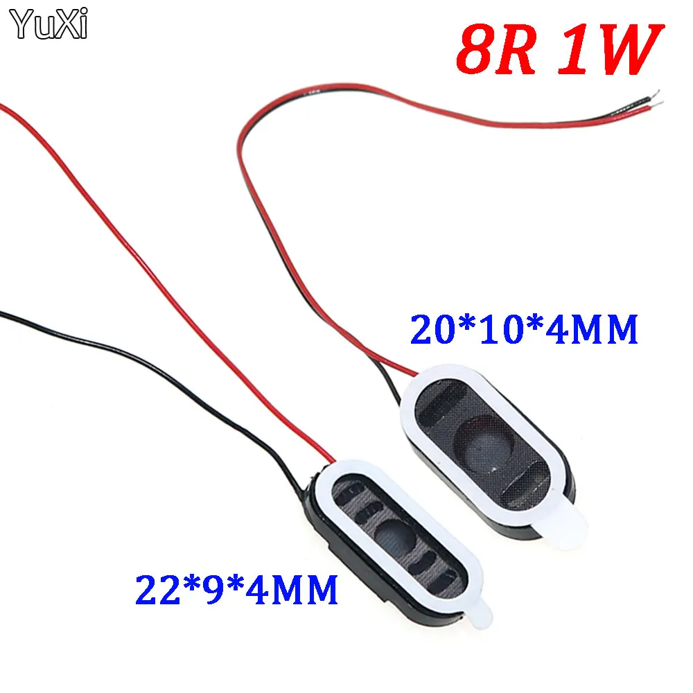 

YUXI 1PCS Speaker 8 Ohm 1W 8R 1W Oval Speakers Tablet PC Small Speakers 2010 2209 8 Europe 22*9*4 20*10*4mm