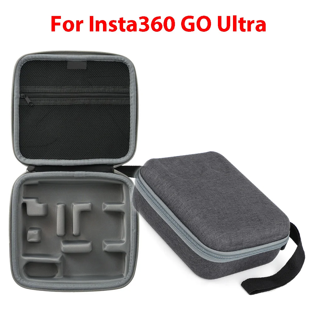 

For Insta360 GO Ultra Multifunctional Bundle Case Hard Travel Case All-in-One Organizer Case Mini Action Camera Accessories