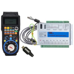 XHC Ethernet 3/4/6 Axis MACH3 CNC Kit Motion Control Card Frequency 2000KHZ Wireless Electronic Handwheel Digital Display MPG