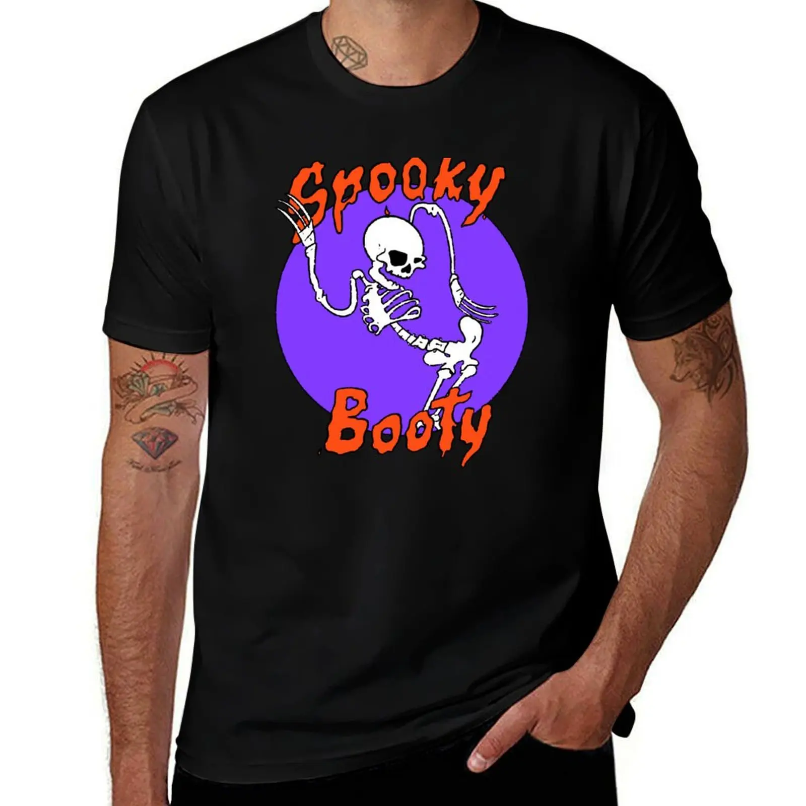 

Spooky BOOTY T-Shirt plain sweat sports fans topping mens graphic t-shirts big and tall