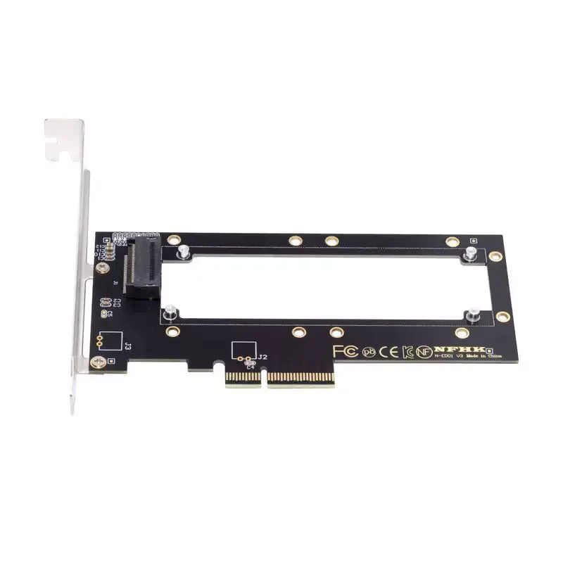 NVMe EDSFF Hard Disk to NGFF M Key PCIe 4.0 Adapter Support Gen3 4 Mainboard NVMe SSD to EDSFF Interface to PCI-E 4X