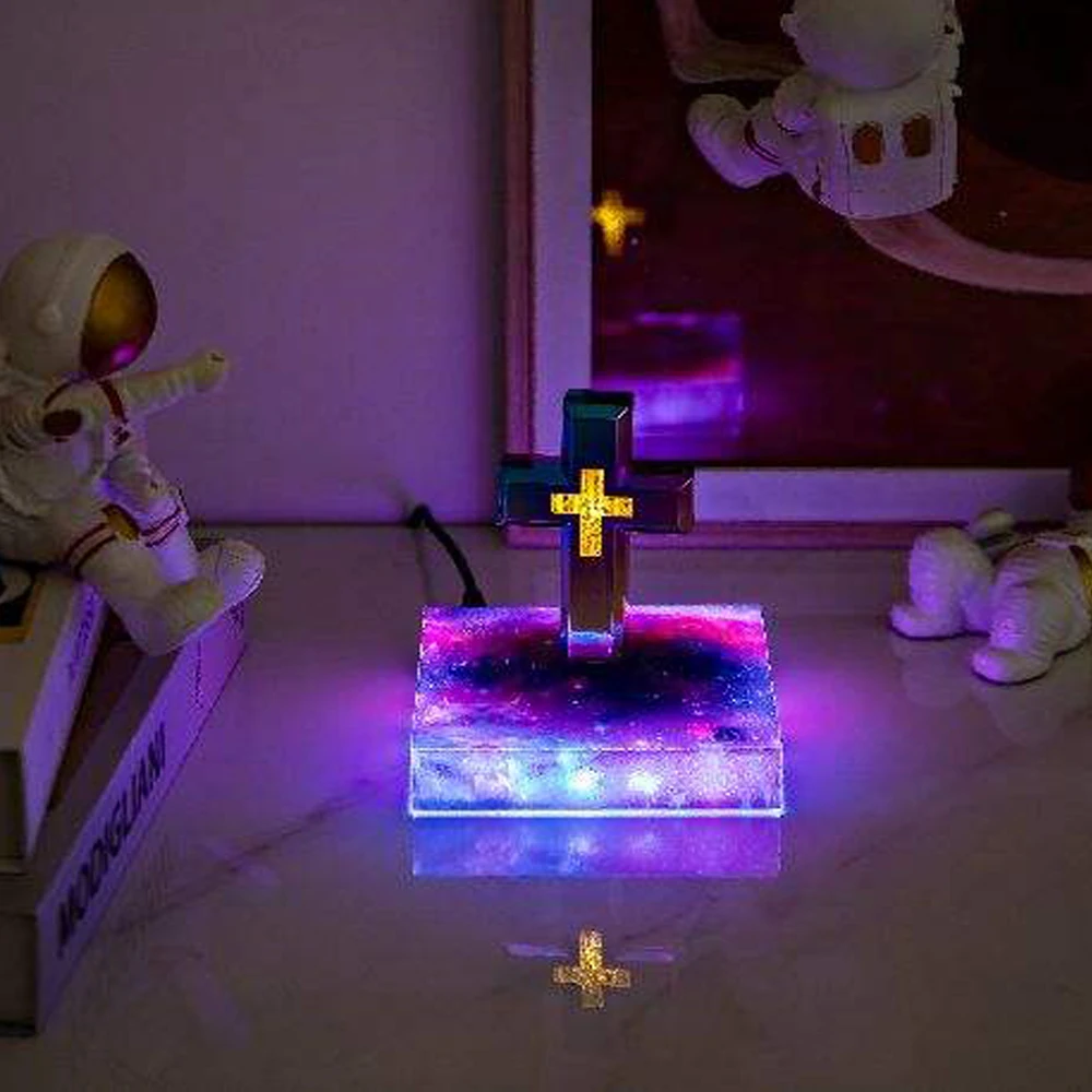 

LED Night Light Creative Touch Magnetic Levitation Desk Lamp Rotating Floating Indoor Bedroom Descoration Atmosphere Table Lamp