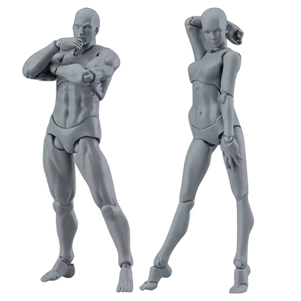 Anime Archetype Movable Male Female Joint Action Figure Toys Artist Art Painting Model Doll Mannequin Art Drawing Sketch