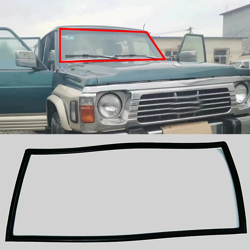 For Nissan Patrol Y60 Weatherstrip Windshield Rubber 72710-08J10 Patrol Safari Y60 Front Glass Sealing Strip Accessories