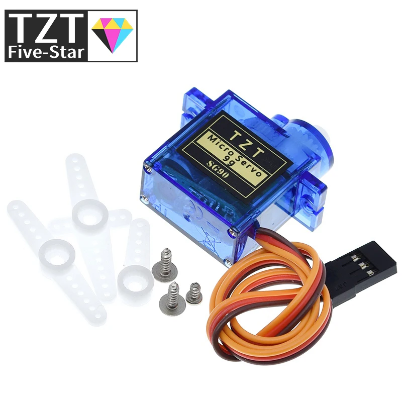 

TZT Official Smart Electronics Rc Mini Micro 9g 1.6KG Servo SG90 for RC 250 450 Helicopter Airplane Car Boat For Arduino DIY