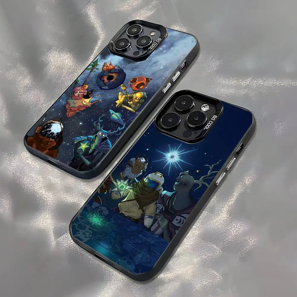 

Outer Wilds Game For iPhone 17,16,15,14,13,12,11,Pro,MAX,Plus Black Shockproof Candy Matte Cover