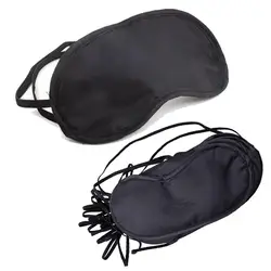 Portable Black Sleep Mask for Women Men Soft Portable Sleeping Eye Mask Eyeshade Cover Shade Eye Patch Blindfold Travel Eyepatch