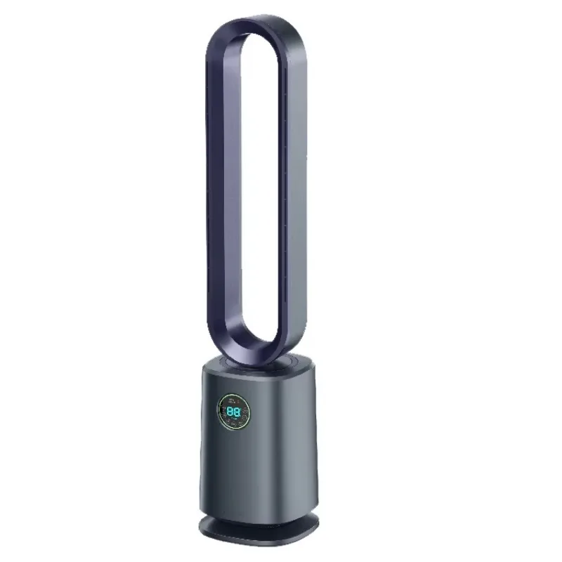New Air Cleaner Tower Bladeless Fan Cool and Heat Floor Fan Filter PM2.5 Dust Indoor Hot and Cool air Purifier Fan