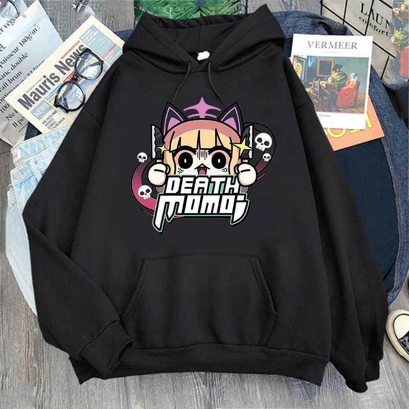 Blue Anime Archive Hoodies 2024 Unisex Cartoon Kawaii/Cute Manga Graphic Sweatshirt Printing Hot Cosplay Autumn/Winter Pullovers