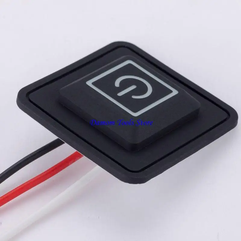 57BE 3.7-12V Temperature Controller Rheostat Switch Waterproof Button Switch for Electric Heating Vest Pants Gloves Durable