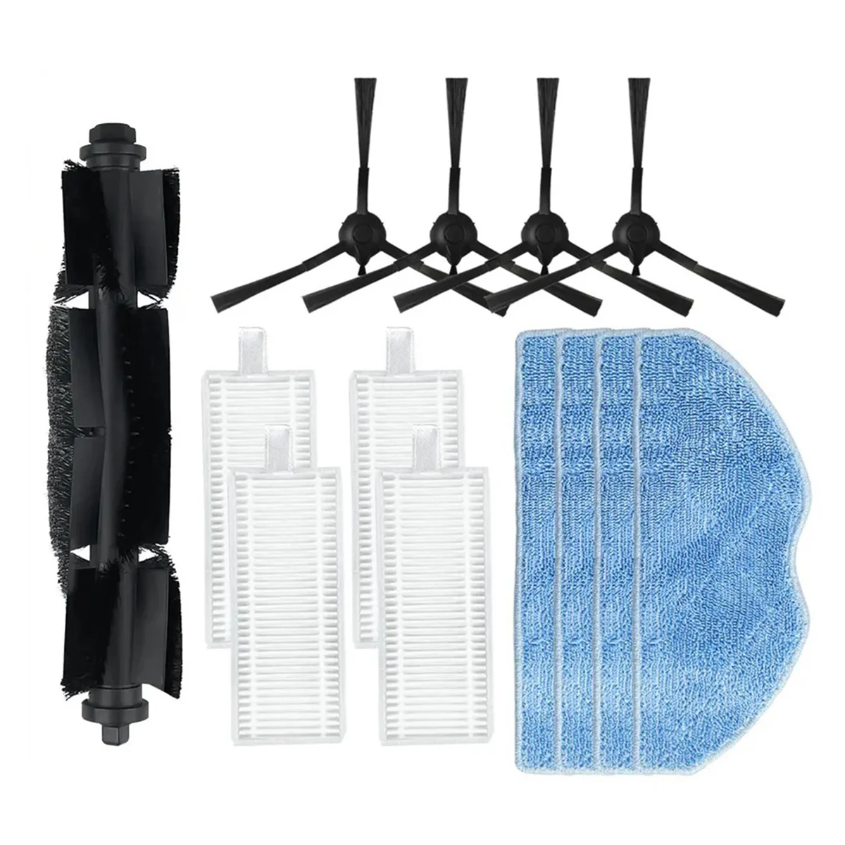 

For Honor Choice R2 / R2 Plus Robot Vacuum Cleaner Roller Side Brush Hepa Filter Mop Cloths Rag Accessories Spare Kit