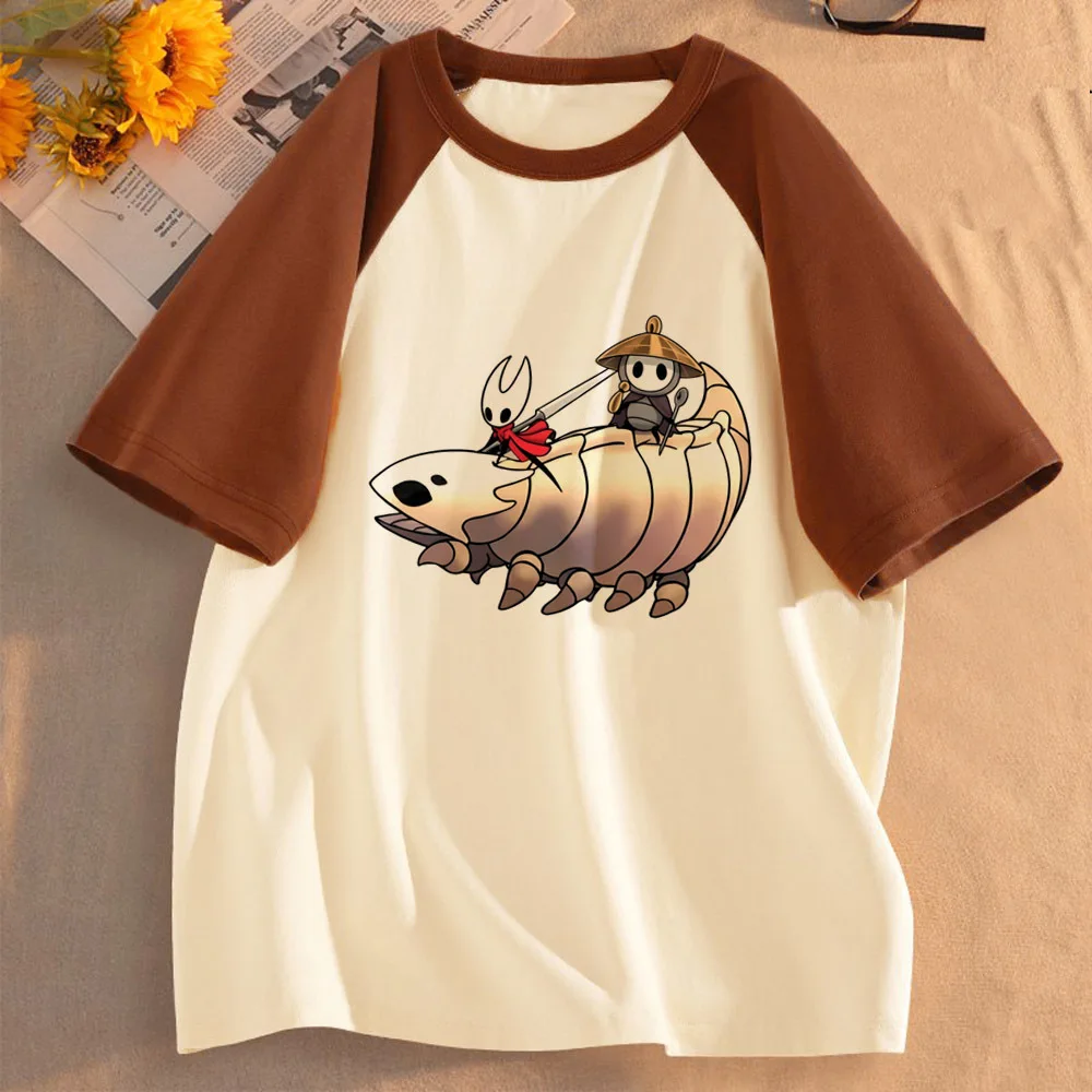 Hollow Knight top tees shoujo baddie harajuku aesthetic Psychedelic meme t shirt aesthetic korean fashion 2000s goth alternative