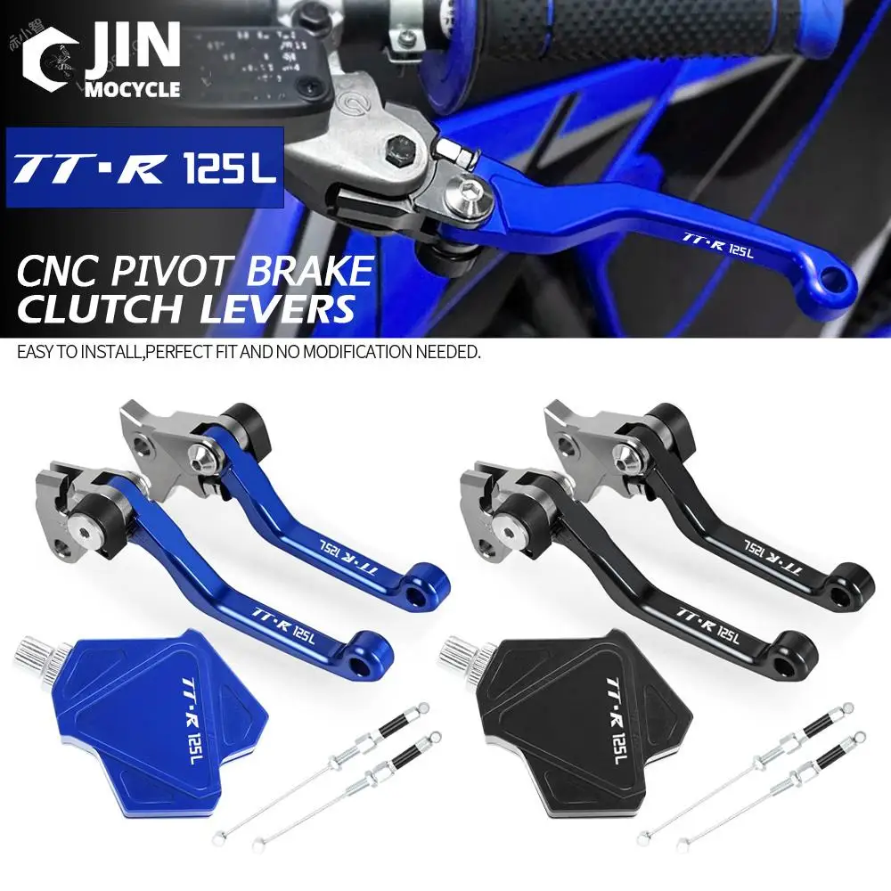 

Dirt Bike CNC Brake Clutch Levers Stunt Clutch Pull Cable Lever Replacement Easy System For YAMAHA TTR125L 2000 -2017 2016 2015