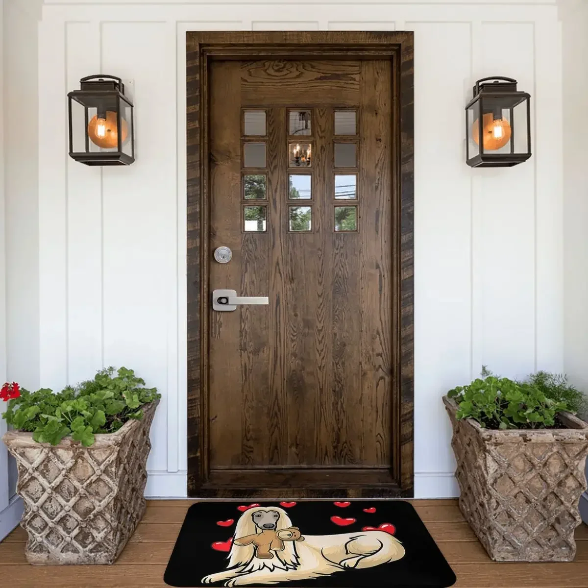 Afghan Hound Lover Doormat Rug Carpet Mat Footpad Polyester Sand Scraping Front Room Corridor Kitchen Bedroom Balcony Toilet