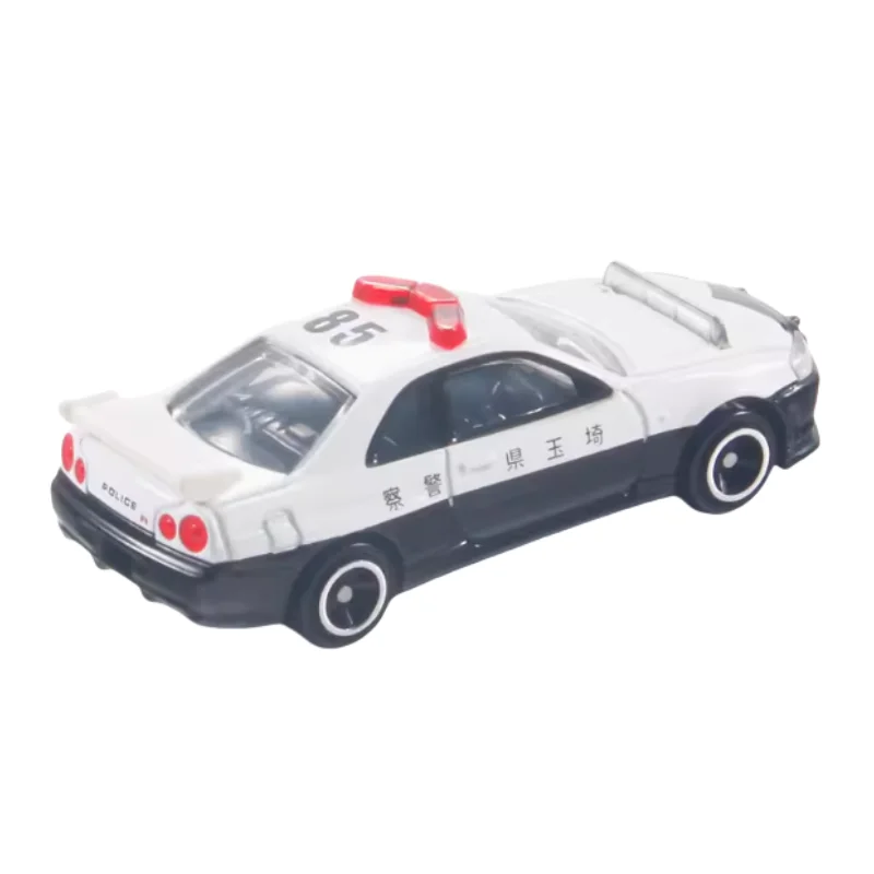 TAKARA TOMY-coche de policía Nissan Saitama, juguete de exhibición de colección para niños, modelo de aleación fundido a presión 1:64, No. 1, regalo para niños