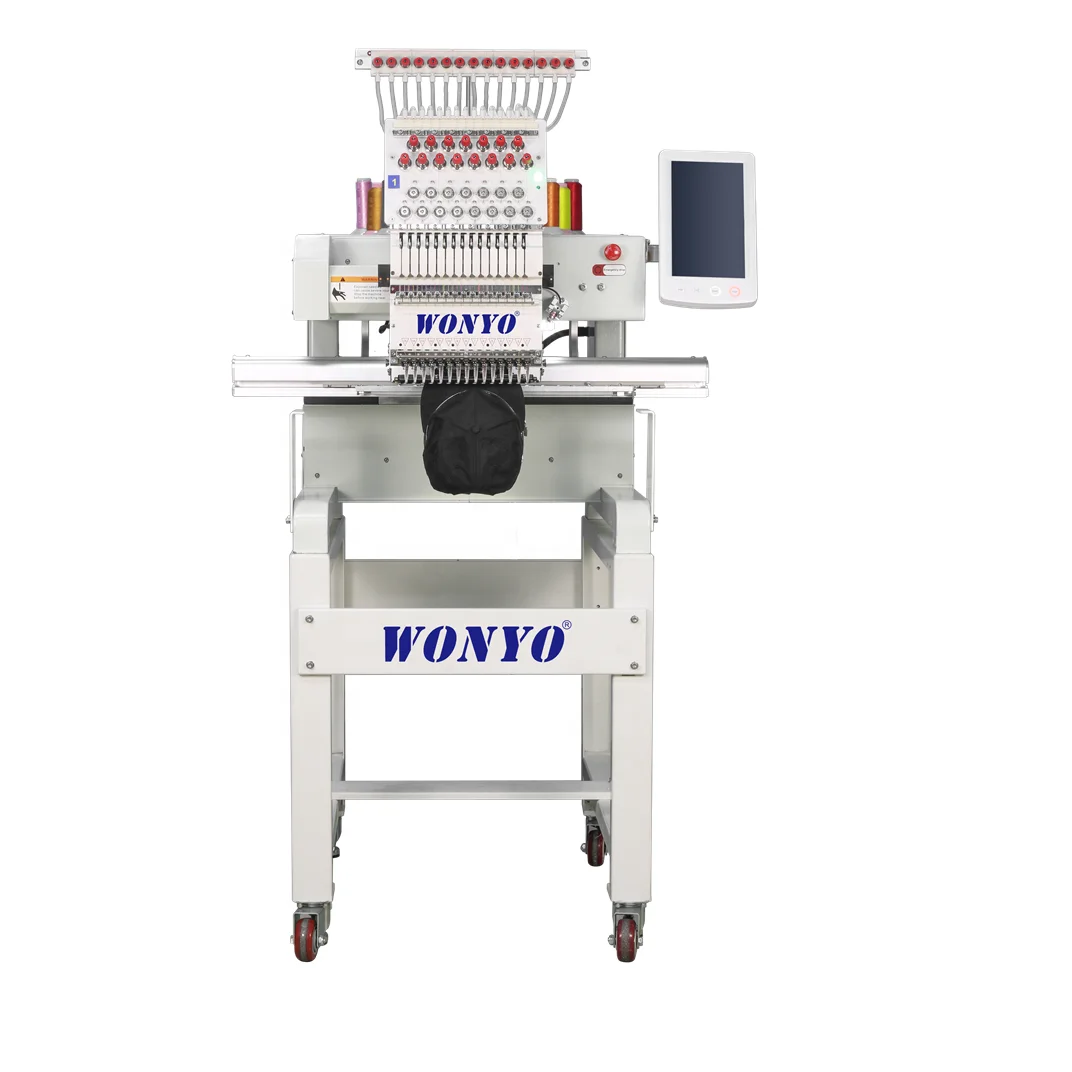 WONYO Single Head Computerized Embroidery Machine Automatic Color Change 10