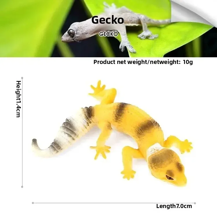 Simulação de animais selvagens, modelo de brinquedos cognitivos educativos para crianças, decoração de cena, parede falsa, lagarto, brinquedos de decoração