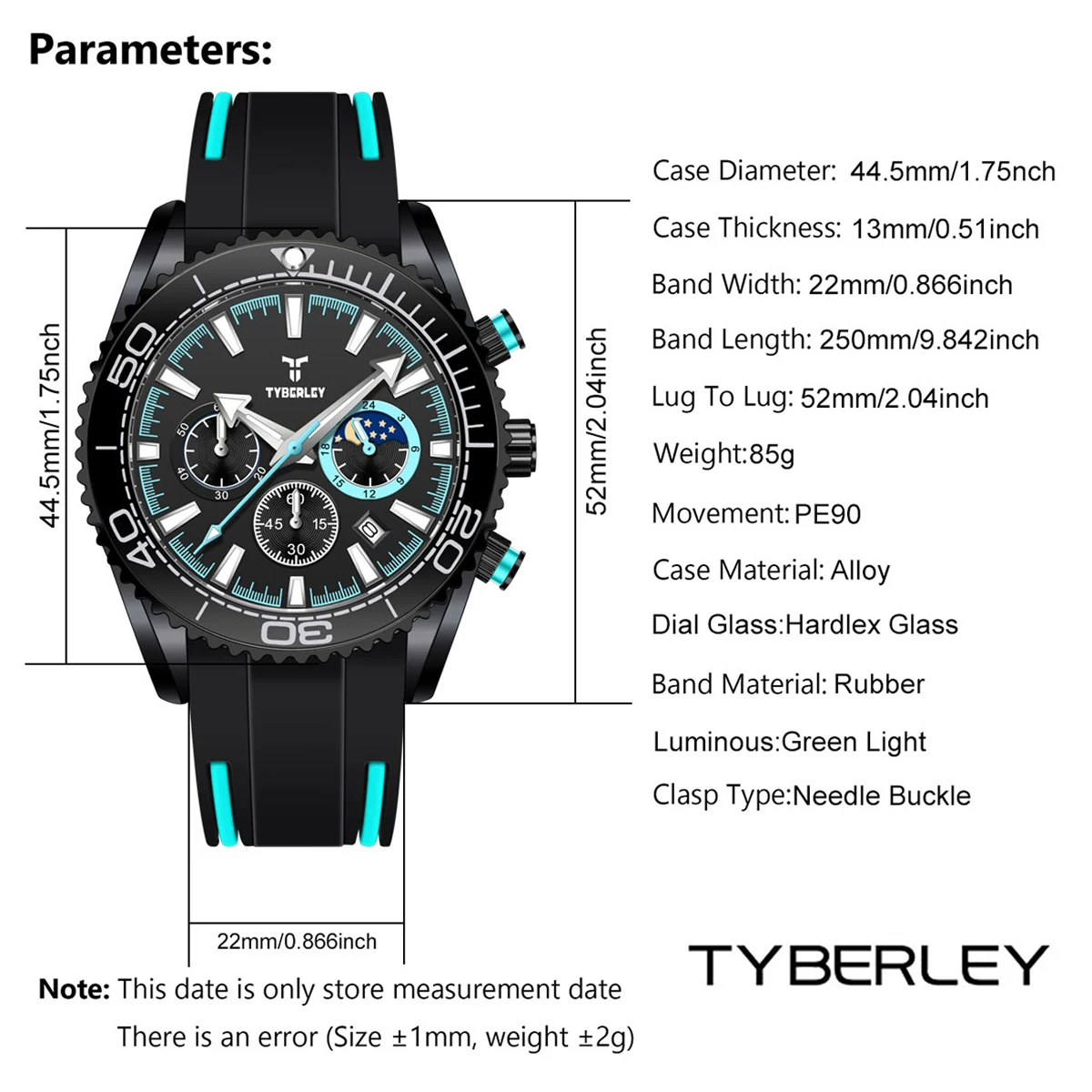 New Men's Quartz Watch with Daily Water Resistance Running Seconds Automatic Date and Night Light - Perfect for Holiday Gifts