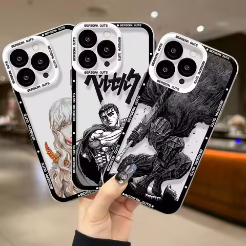 Case for Huawei Honor 90 Lite 5G X9A X8B X9B X7B Nova 7i 3i 5T 7 6 9 SE P30 Pro P40 Lite Y9 Prime 2019 Berserk Guts Soft Cases