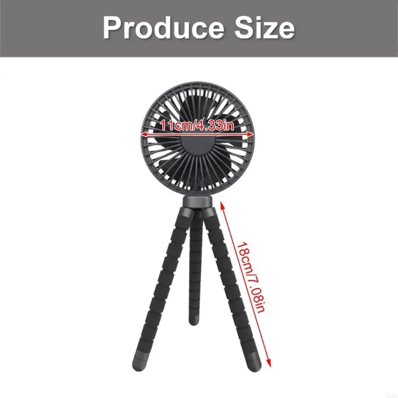 2025 Nouveau ventilateur bureau ventilateur flexible ventilateur détachable à 3 vitesses refroidissement viande manuels