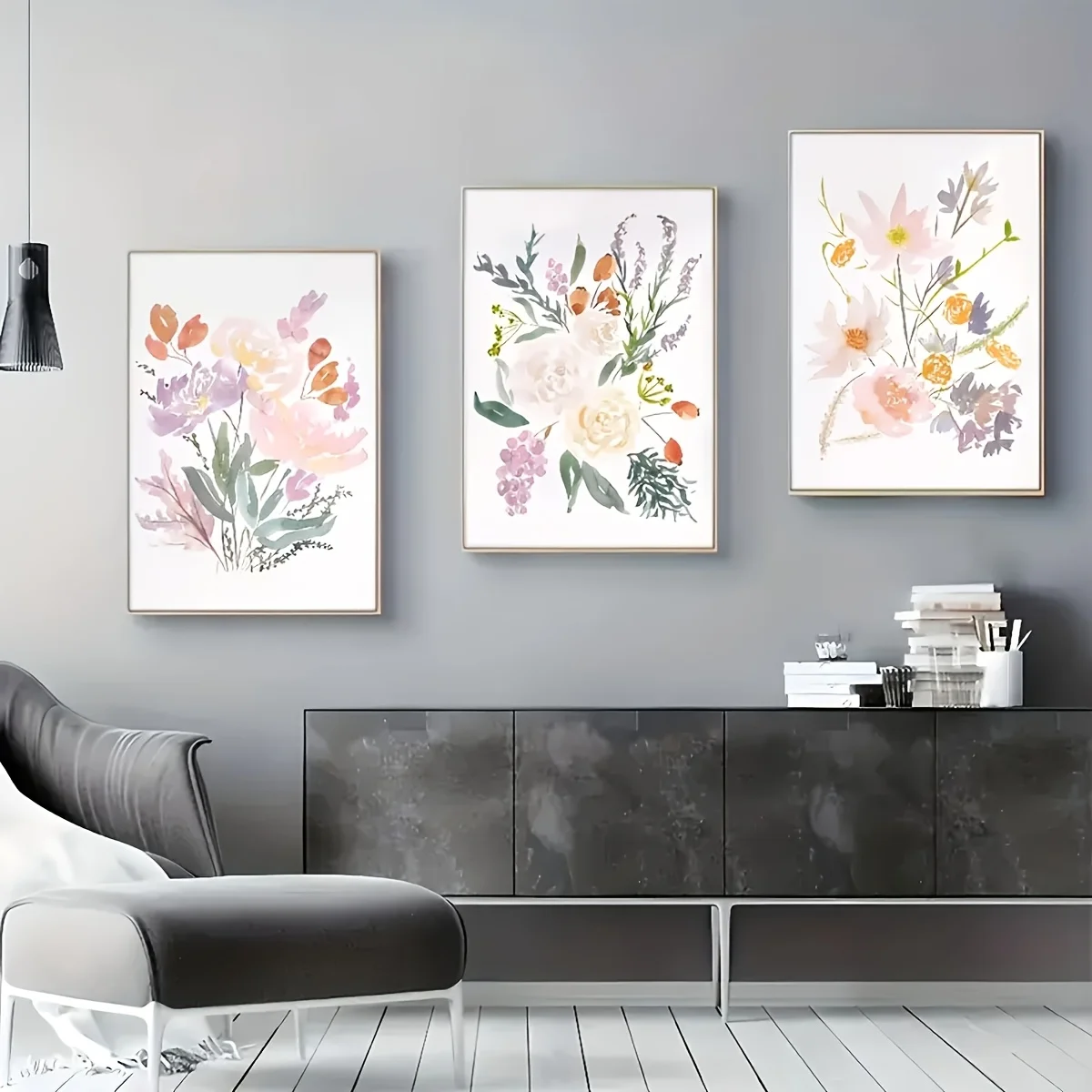ワイルドフラワー植物花ポスターアート装飾クラシックモダンスタ - Home Office With Plants のレビューと価格
